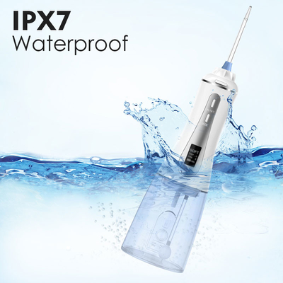 Electric Rechargeable Cordless Dental Water Flosser With Stainless Steel Pump