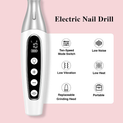 Electric Manicure Professional Portable Pedicure Nail File Set Electric Nail Drill