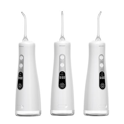 Oral Irrigator Dental Care 350ml Tank LED Display Rechargeable USB Portable Water Flosser