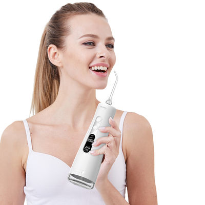 Oral Irrigator Dental Care 350ml Tank LED Display Rechargeable USB Portable Water Flosser