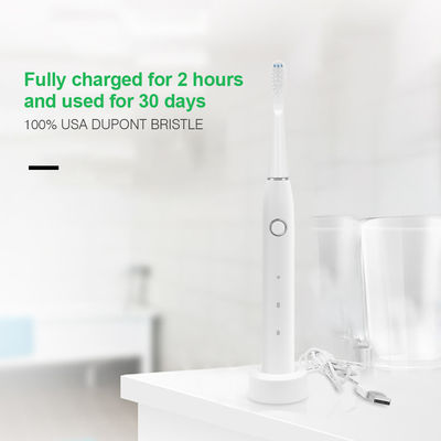 Slim Portable Sonic Automatic Toothbrush 500mAh Wear Resistant